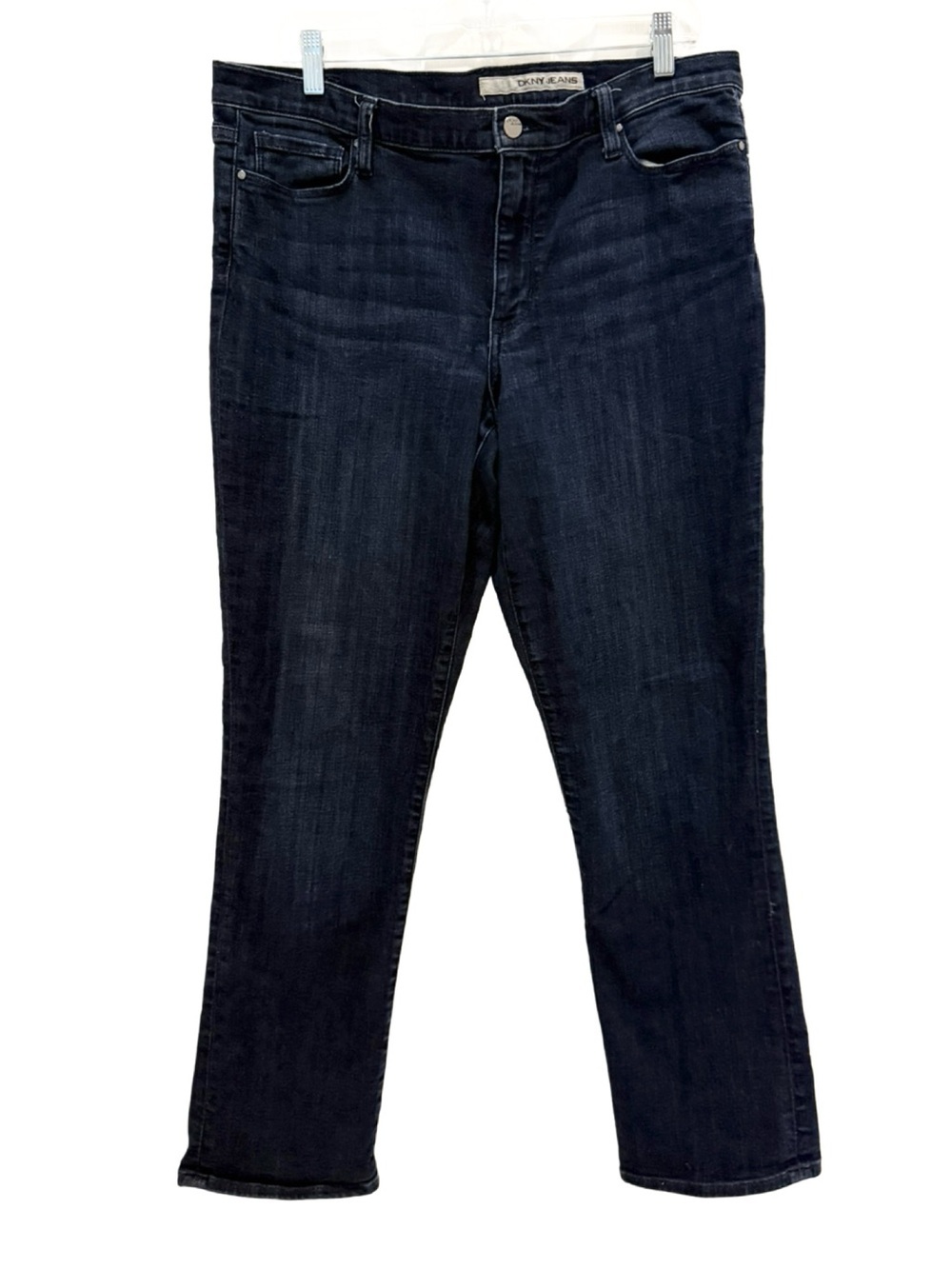 DKNY Women's Indigo Straight-Leg Jeans.14/30